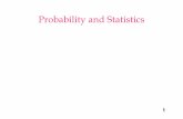 Probability and Statisticsmwfy.gsm.pku.edu.cn/miao_files/ProbStat/lecture1.pdf · 3!全班数学考试的平均成绩是80分，标准差是10 分，这是什么意思？如果你的成绩是90分，你大概