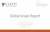 Global Grape Report - The Ciatti Company · INTRODUCTION •Ciatti Co 8 Regional Offices Worldwide •Wine & Grape Guys ... •Declining Demand Locally –Export Growth to U.S. &
