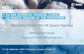Welcome from the UK Space Agency - ESA SEOMseom.esa.int/cryotraining2016/files/CTC16/Day1/2_Greenaway_CTC16_PPT_BG... · The UK Space Agency • Part of UK Government –an Executive