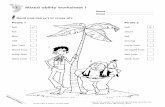 Mixed ability worksheet 1...1 Name Class © Macmillan Publishers Limited 2008 PHOTOCOPIABLE Read and tick (4) or cross (7).Pirate 1 Pirate 2 tall tall fat short thin fat