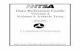 Data Reference Guide · ii NHTSA Vehicle Data Reference Guide Several examples may help to illustrate where certain types of tests fit into the data bases: < Tests done as part of