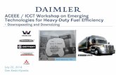 ACEEE / ICCT Workshop on Emerging Technologies for Heavy ... · ACEEE / ICCT Workshop on Emerging Technologies for Heavy-Duty Fuel Efficiency - Downspeeding and Downsizing July 22,