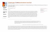 Visual Storytelling and the Competition for Political ... · Visual Storytelling and the Competition for Political Meaning in Political Advertising and News in Campaign 2000 Glenn