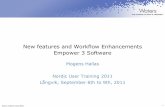 New features and Workflow Enhancements Empower 3 Software · Server Installation from Previous Versions Server Installation includes ability to perform a system object export prior