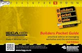 B ders P et G uide - Builders Pocket Guidebpg.co.nz/pdf/builders-pocket-guide-new.pdf · Builders Pocket Guide practical advice on managing worksites and the environment.bpg.co.nz