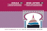 International Conference on IEEE-APS Topical Conference on ... · ELECTROMAGNETICS IN ADVANCED APPLICATIONS IEEE APWC 19 IEEE-APS Topical Conference on ... Paul D. Smith, Mario Fernández
