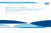 Milestone 1 - Report Methods for sampling and analysis of ... · This report recommends a methodology for sampling and quantitative analysis of dissolved methane in wastewater. This