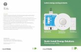 Quick Install Energy Solutions - Electric Bargain Store...PowPak ® dimming module (actual size) Lutron energy-saving products Radio Powr Savr TM occupancy/vacancy sensor (actual size)