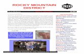 ROCKY MOUNTAIN DISTRICT...Our Appreciation to Ron Nettie Our appreciation and heartfelt thanks to Mr. Ron Nettie for the beautiful hand-crafted kneeling bench for our Rocky Mountain