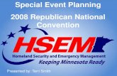 Special Event Planning 2008 Republican National Conventionwla.1-s.es/rnc-2008-homeland-security-planning.pdf · LIMITED DISTRIBUTION – FOR OFFICIAL USE ONLY 3 2008 Republican National