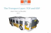The Transport Layer: TCP and UDP - cours-examens.orgcours-examens.org/.../TCP-IP/EPFL/13-transport.pdf · The Transport Layer: TCP and UDP Jean‐Yves Le Boudec 2017 ÉCOLE POLYTECHNIQUE