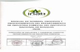 MANUAL DE NORMAS, PROCESOS Y PROCEDIMIENTOS DEL ...portal.inab.gob.gt/images/informacionpublica/manuales/6.8 Manual de... · eficiencia y el transporte de productos forestales, provenientes