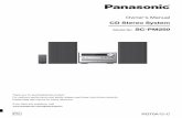 CD Stereo System Model No. SC-PM250 - Panasonichelp.panasonic.ca/viewing/ALL/SC-PM250PC/OI/rqt0a12-c/rqt0a12-c.pdf · CD Stereo System Model No. SC-PM250 RQT0A12-C ... • This system