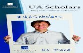 Notice of Nondiscrimination · 1 UA Scholars Program Booklet Notice of Nondiscrimination The University of Alaska is an affirmative action/equal opportunity employer and educational
