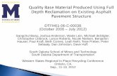 Quality Base Material Produced Using Full Depth ...pavementvideo.s3.amazonaws.com/2012_Recycling/PDF/6...Full Depth Reclamation (FDR) involves milling the ... Construct field test