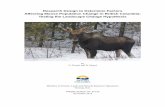 Research Design to Determine Factors Affecting …...Research Design to Determine Factors Affecting Moose Population Change in British Columbia: Testing the Landscape Change Hypothesis