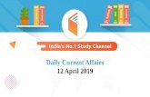 Daily Current Affairs 12 April 2019 - WiFiStudy.comMalaysian Arie Irawan passed away at the age of 28, he belonged to ... A. M.S Dhoni B. Bhuvneshwar Kumar C. Cheteshwar Pujara D.