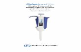 Single Channel & Multichannel pipette · 2015-04-16 · 3 Product description The Fisherbrand® Elite is a continuously adjustable, general purpose micropipette for sampling and dispensing