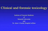 Clinical and forensic toxicology - Masaryk University · SCREENING-imunochemical methods (RIA, EIA, FPIA,..) - based on the non-specific reaction of antibody-antigen type ... nootropics.
