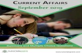 Current Affairs - September 2019 - tutorialspoint.com...Current Affairs –September 2019 9 Lieutenant General (Retired) Abhijit Guha of the Indian Army has been appointed as the head