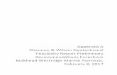 Shannon & Wilson Geotechnical Feasibility Report ... · Shannon & Wilson Geotechnical Feasibility Report Preliminary Recommendations Foreshore Bulkhead Westridge Marine Terminal,