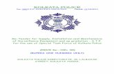 KOLKATA POLICE Surveillance RETENDER.pdf · sent by registered post so as to reach the same to this office before 17:20 hours, ... There should be a branch office in Kolkata. 2. ...