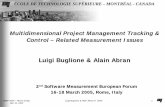 Luigi Buglione & Alain Abran - Amazon S3s3.amazonaws.com/publicationslist.org/data/a.abran/ref-1914/pres-897.pdf · SMEF 2005 – Rome (Italy) Luigi Buglione & Alain Abran © 2005