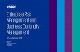 Enterprise Risk Management and Business Continuity · What is COSO What is ISO 31000 COSO stands for the Committee of Sponsoring Organizations of the Treadway Commission (COSO) and