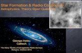 Star Formation & Radio Continuum - · PDF file Star Formation & Radio Continuum: Astrophysics, Theory, Open Questions Hardcastle 2013. Helou-Bologna Radio Surveys 2015 A bit of history