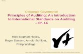 Corporate Governance Principles of Auditing: An ... · [Hayes, Dassen, Schilder and Wallage, Principles of Auditing An Introduction to ISAs, edition 2.1] © Pearson Education Limited