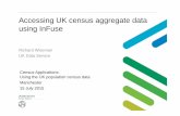 Accessing UK census aggregate data using InFuse · Accessing UK census aggregate data using InFuse Richard Wiseman UK Data Service Census Applications: Using the UK population census