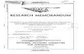 RESEARCH MEMORANDUM - Digital Library · NACARMA52EO6 k 3 J . M n P R r 9 S T .v 1 X 0 Y a B 8 propeller advance4iameter ratio, -& free-stream Mach number propeller rotational speed,