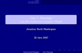 Day 7: Phonology - Ling 200: Introduction to Linguistic ...jnw.name/ling200/slides_2007-06-26.pdf · Outline PhonologicalRules PhonologyProblems.. PhonologicalRules. Deﬁnition(PhonologicalRules).....