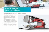 Solid Edge subscription - print3dd.com · Solid Edge® software is a comprehen-sive 3D design system that uses synchronous technology to accelerate design, make revisions faster,