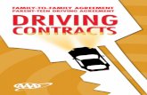 FAMILY-TO-FAMILY AGREEMENT PARENT-TEEN DRIVING FAMILY-TO-FAMILY AGREEMENT PARENT-TEEN DRIVING AGREEMENT. DRIVING CONTRACTS 1 S ... Parent(s) and teen will: ... Learner’s Permit Parents
