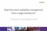 Real-time plant availability management from a single ... · Yokogawa, The Netherlands • Todays presentation: –Real-time plant availability management from a single dashboard?