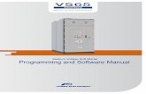 Medium Voltage Soft Starter Programming and Software Manualssdservice/SSDdrives/Power... · POWER ELECTRONICS VS65 SERIES MV SOFT STARTER 3 E N G L I S H REVISION CONTROL DATE REVISION