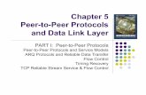 Chapter 5 Peer-to-Peer Protocols and Data Link Layerljilja/ENSC427/Spring14/News/Leon... · Timing ! Applications involving voice and video generate units of information that are