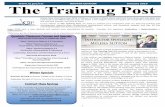 WINTER EDITION January 2019 2017/The Training Post...Supervisor Success Series (S3) Techniques for Improving Performance Series (TIPS) Because successful training programs aren’t