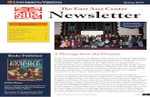 The East Asia Center Newslettereastasiacenter.as.virginia.edu/sites/eastasiacenter.as.virginia.edu/files/2018... · Emeritus of Sociology and Anthropology at UVa; the gift will fund