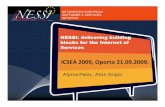 ICSEA alp NESSI builiding blocks.pptx [Last · NESSI: delivering building blocks for the Internet of Services ICSEA 2009, Oporto 21.09.2009. Aljosa Pasic, Atos Origin. Agenda The