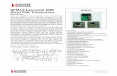 RFM12 Universal ISM Band FSK Transceiver · FUNCTIONAL BLOCK DIAGRAM MIX RFM12 FEATURES • Fully integrated (low BOM, easy design-in) • No alignment required in production •
