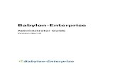 Babylon-Enterprise Administrator Guidebes.babylon.com/ftp/babylon/Babylon-Enterprise_Administrator_Guide.pdf · Babylon-Enterprise Administrator Guide - 4 - 3.4 License Management