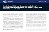Traditional Fishing Grounds and China’s Historic Rights ...maritimeawarenessproject.org/wp-content/uploads/2016/07/analysis_f... · land features. As China recognizes Indonesia’s
