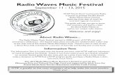 Radio Waves Music Festival · local and regional musicians. This guide will help you get to know the musicians, and shares a little bit about Radio Waves as well as our unique radio