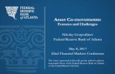 Asset Co-movements - Federal Reserve Bank of Atlanta · 2017-11-08 · Asset Co-movements: Features and Challenges Nikolay Gospodinov Federal Reserve Bank of Atlanta May 8, 2017 22nd