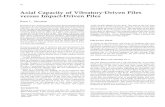 Axial Capacity of Vibratory-Driven Piles versus …onlinepubs.trb.org/Onlinepubs/trr/1990/1277/1277-016.pdf128 TRANSPORTATION RESEARCH RECORD 1277 Axial Capacity of Vibratory-Driven