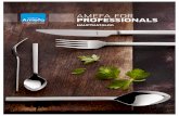 AmefA for Professionals · 2018-07-26 · ÜBer Amef A 2. inHalt Über amefa markenübersicht 2 Amefa global/lokal 4–5 Versilbertes Besteck 6 Kundenspezifische Aufmachung 8 Qualitätsstandards