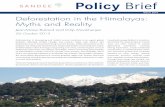 March 2014 Deforestation in the Himalayas: Myths and Reality in the Himalayas.pdf · Deforestation in the Himalayas: Myths and Reality Jean-Marie Baland and Dilip Mookherjee 26 October
