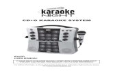 CD+G KARAOKE SYSTEM...CD+G KARAOKE SYSTEM KN200 USER MANUAL For further information on this model and the entire lineup of Karaoke Night products, please visit PLEASE READ THIS USER